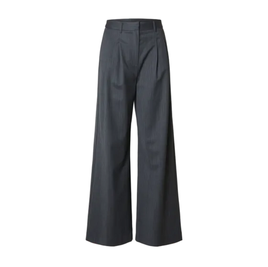 Selected Enia Extra Wide Pant, Steel Gray