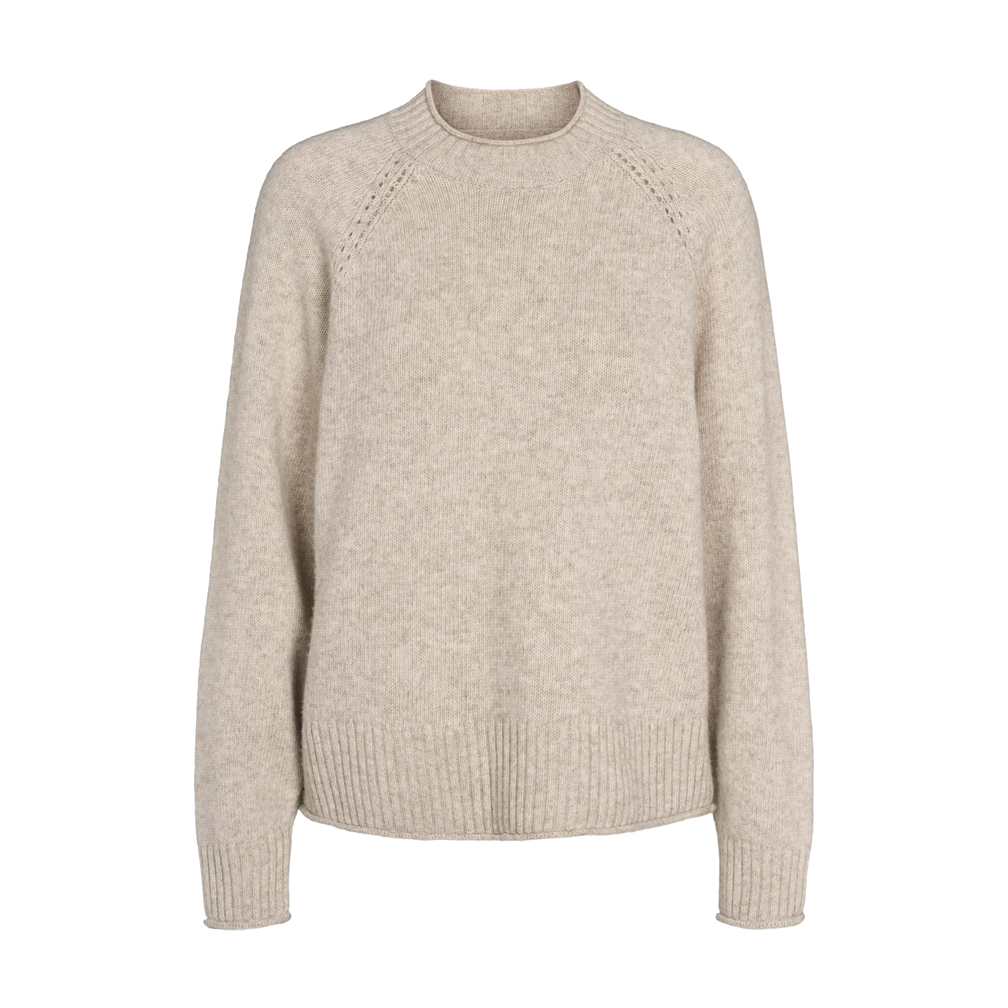 Esmé Studios Elida Raglan Knit, Sand Melange