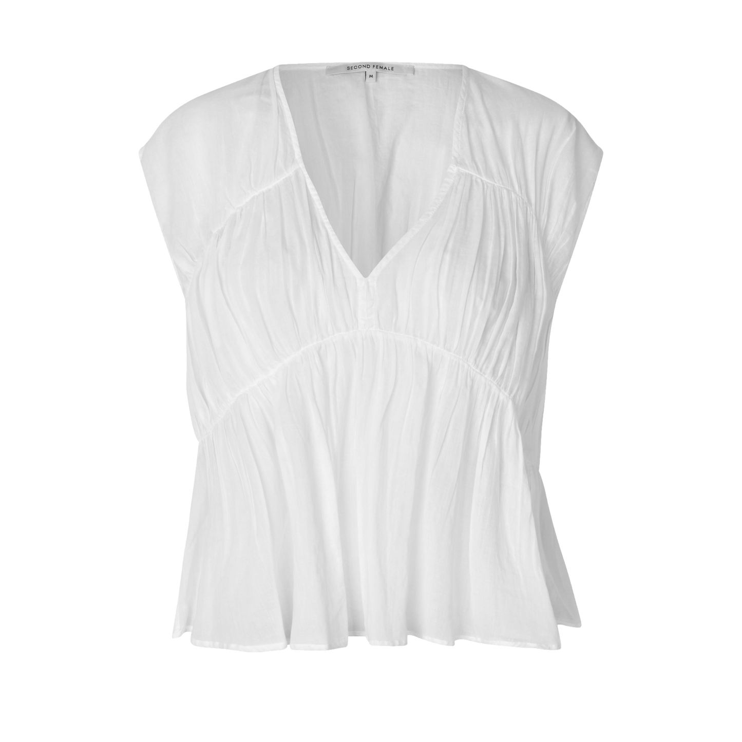 Second Female Flou Top, White