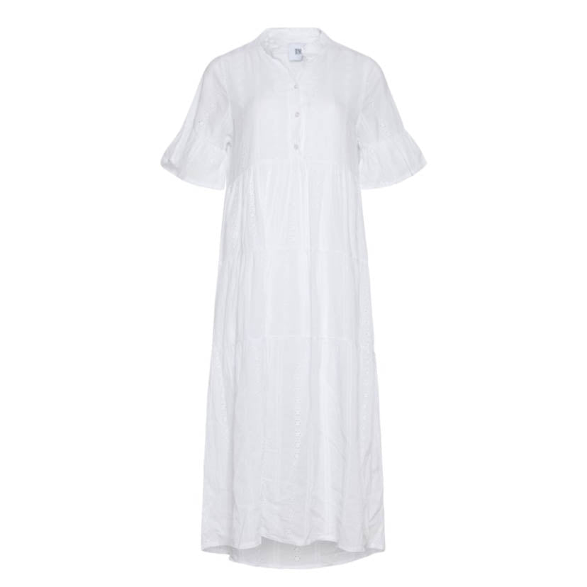 Tiffany Gabrielle Dress Cotton, White