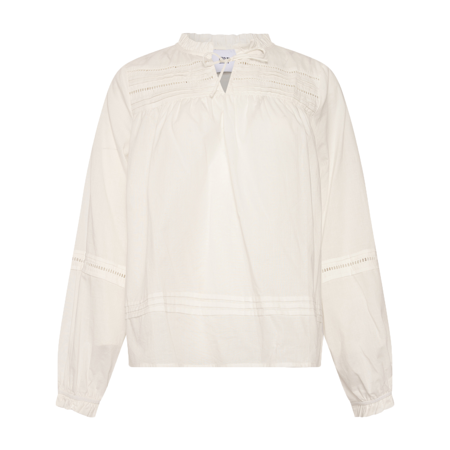 Tiffany Hanni Blouse, Cotton White