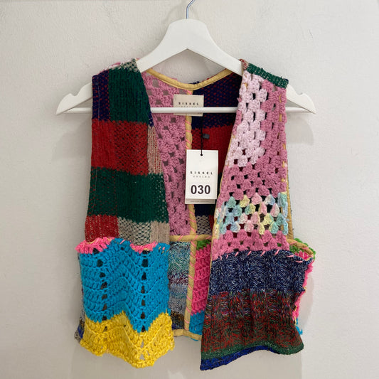 Sissel Edelbo 030 Yrsa Patchwork Vintage Yarn Vest