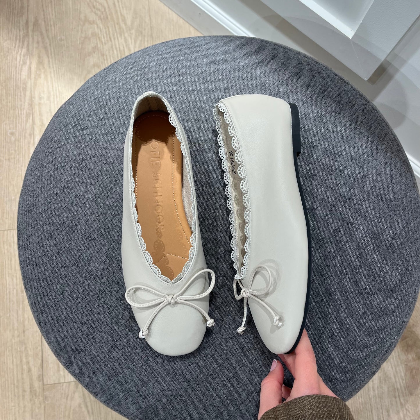 Sofie Schnoor Sara Ballerina, Off white