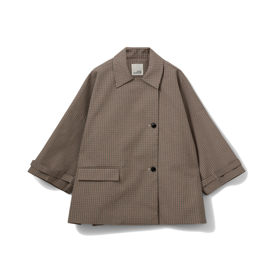 Sofie Schnoor Selina Oversize Check Coat, Check