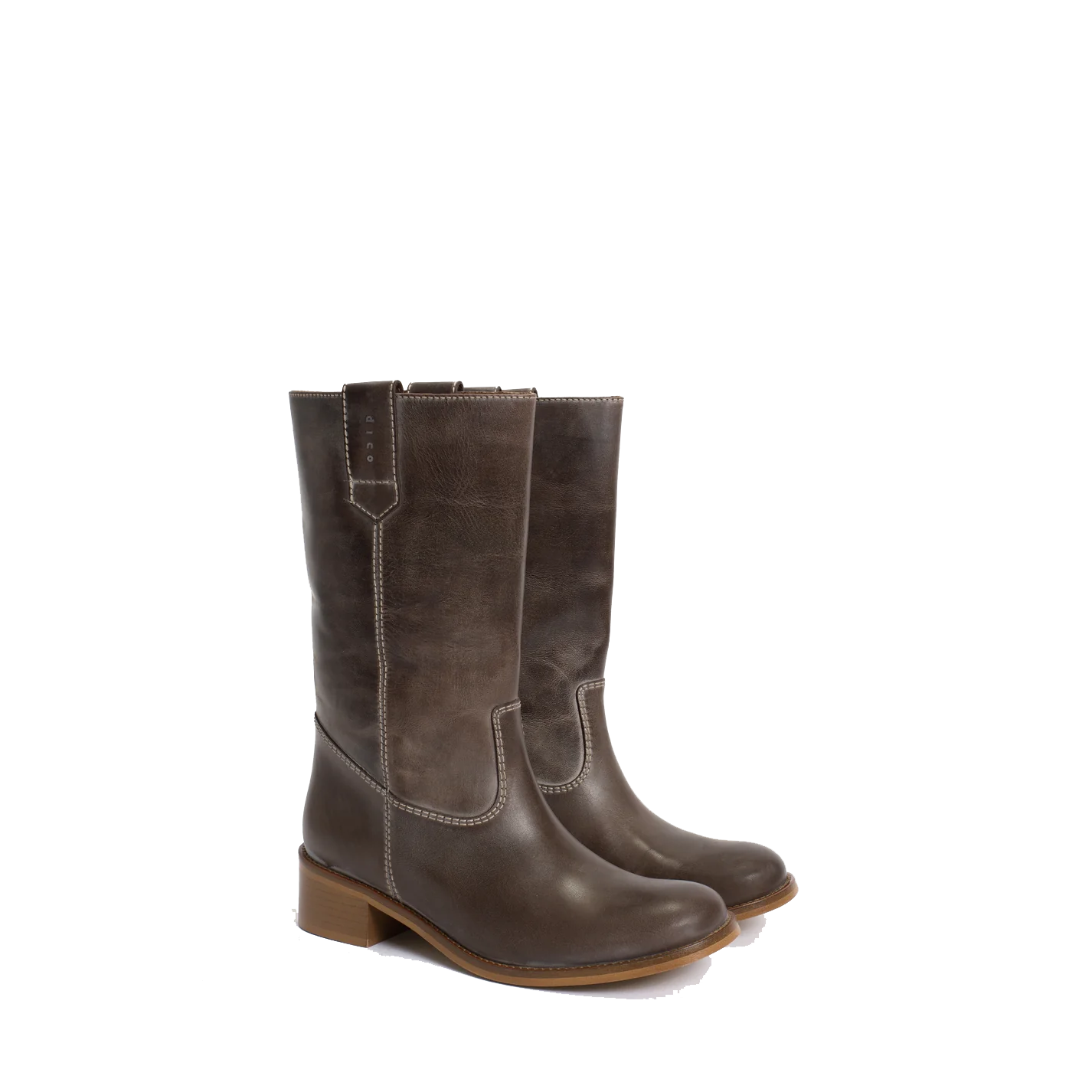 Dico Julia Gaucho Boot, Brown Escovado Leather