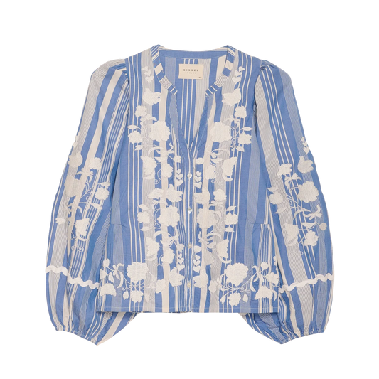 Sissel Edelbo Juliane Top, Blue Stripes