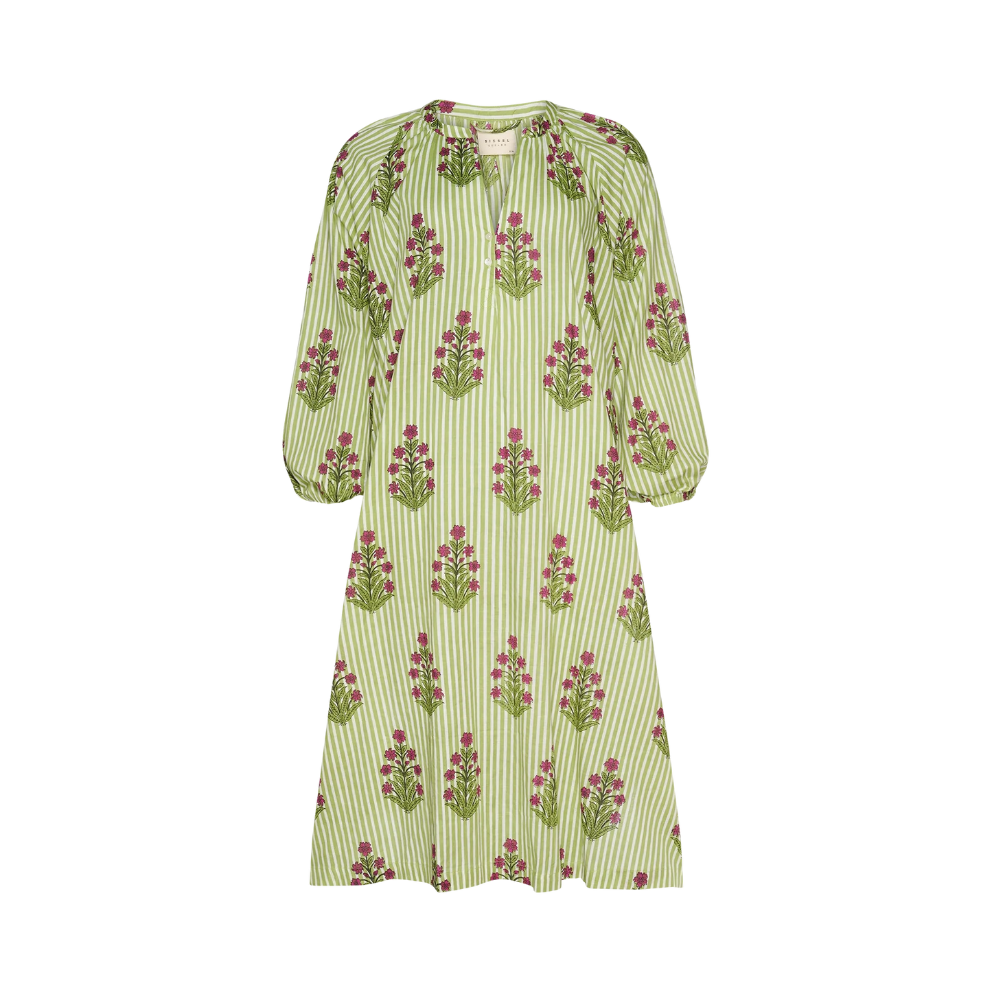 Sissel Edelbo Lara Organic Cotton Dress, Poetic Green
