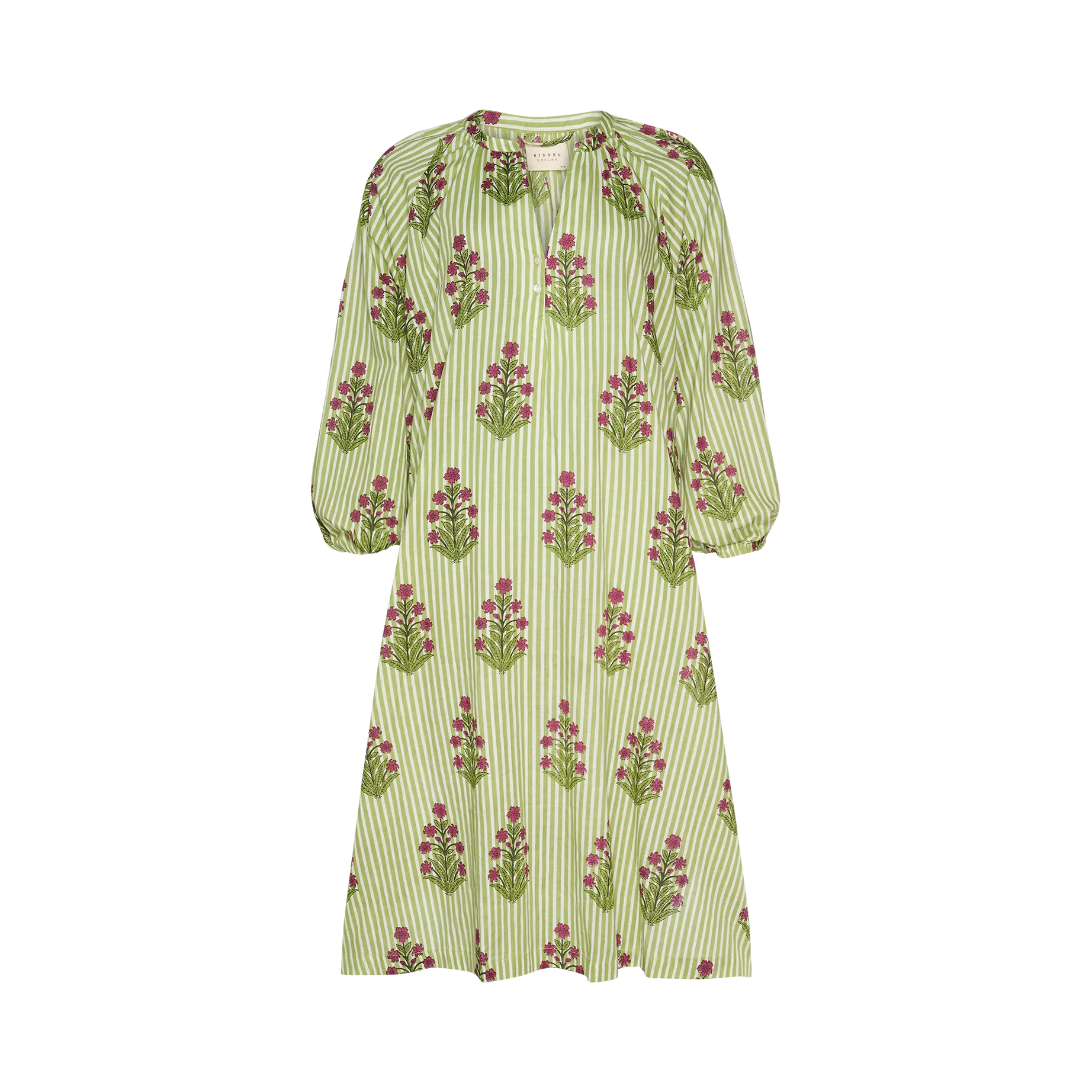 Sissel Edelbo Lara Organic Cotton Dress, Poetic Green