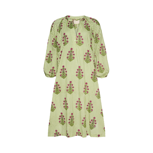 Sissel Edelbo Lara Organic Cotton Dress, Poetic Green