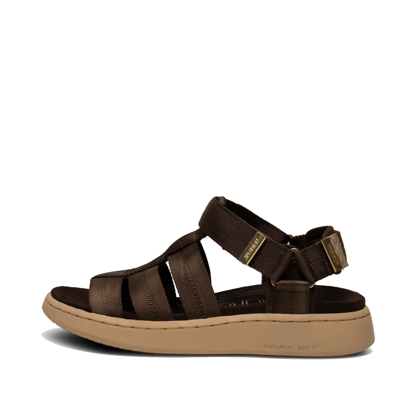 Woden Sandal Line Fisherman, Chocolate