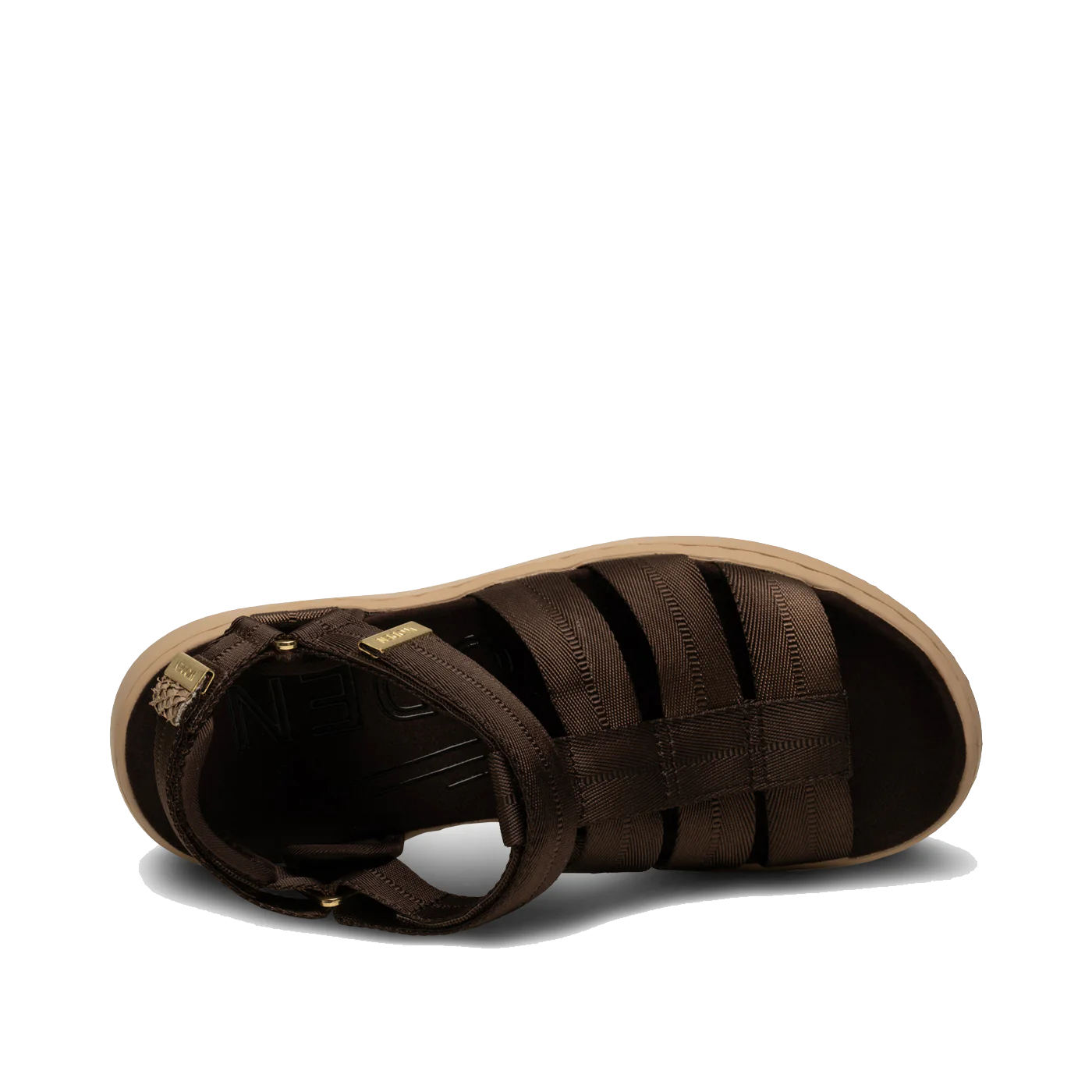 Woden Sandal Line Fisherman, Chocolate