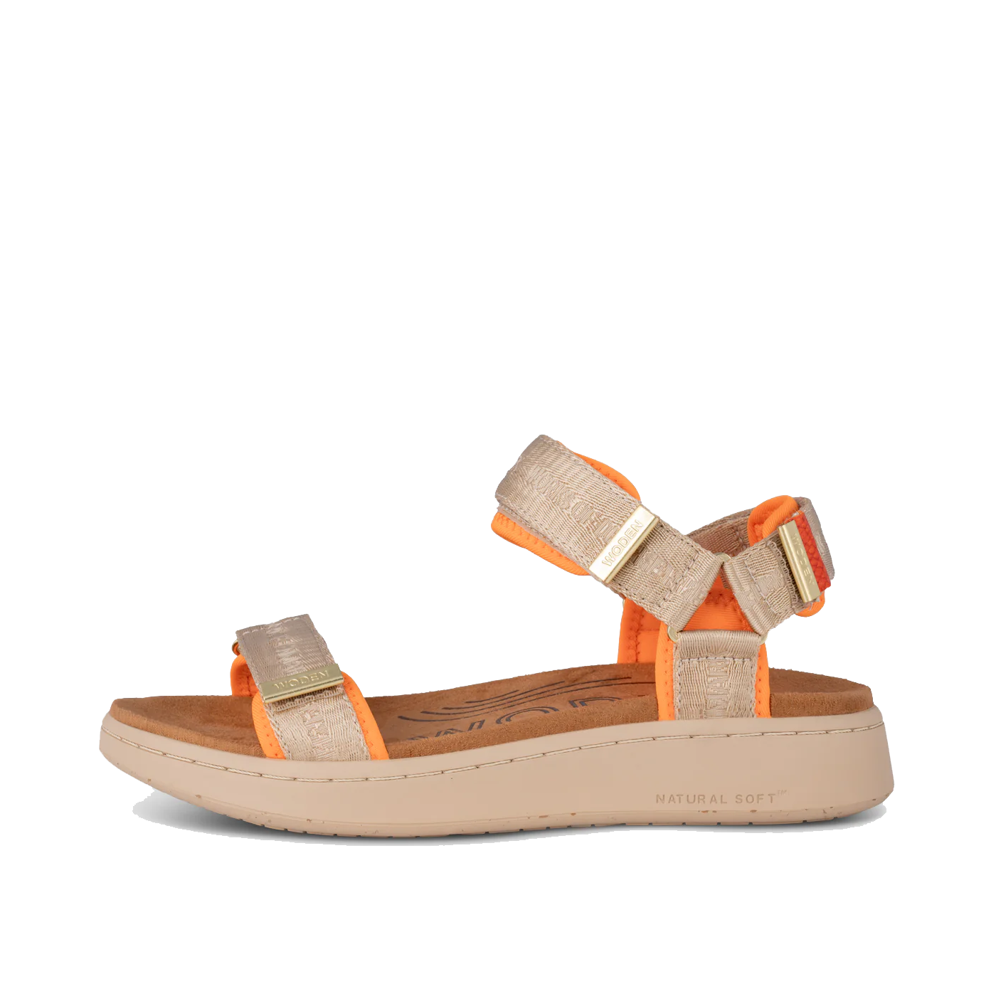 Woden Sandal Line Heritage Sandal, Coffe Cream