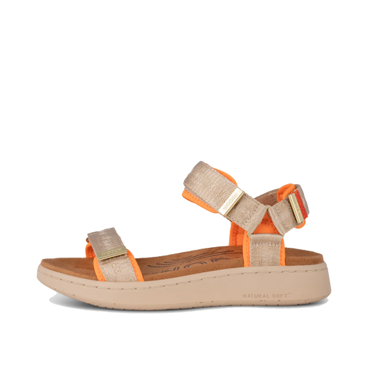 Woden Sandal Line Heritage Sandal, Coffe Cream
