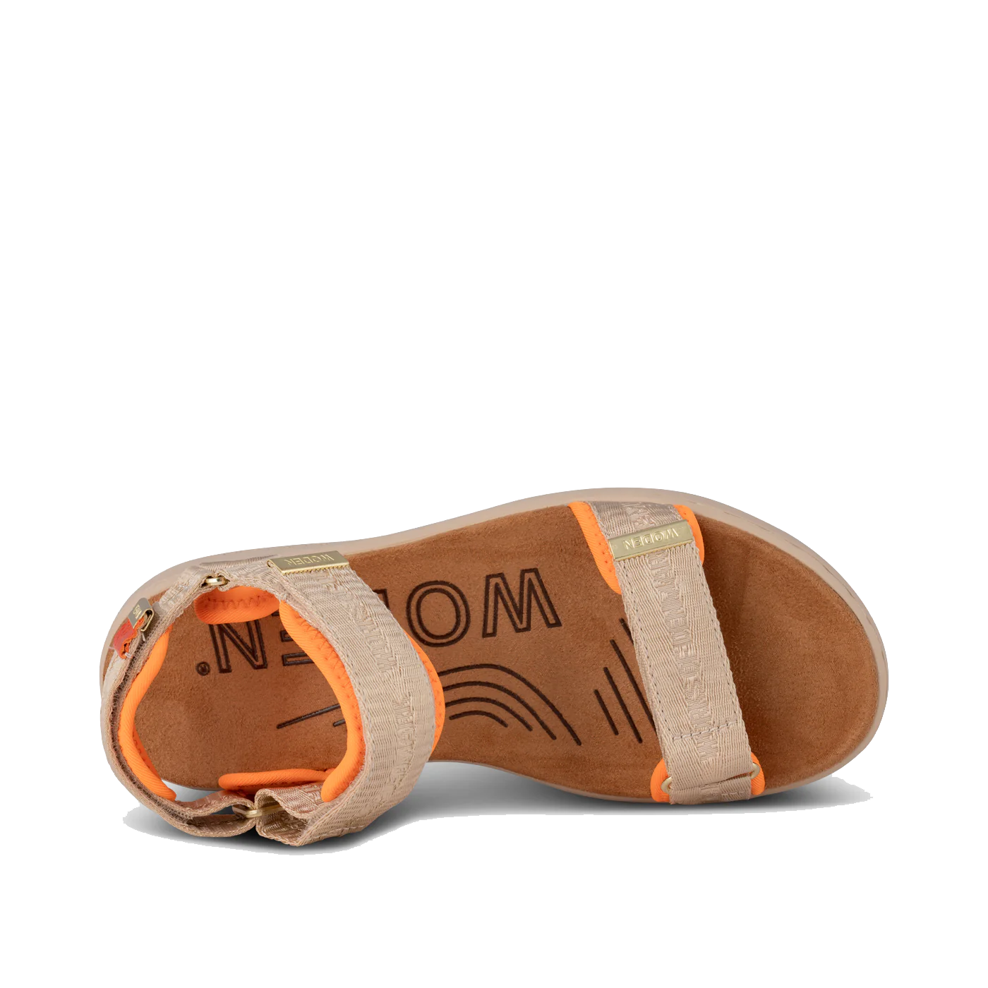 Woden Sandal Line Heritage Sandal, Coffe Cream