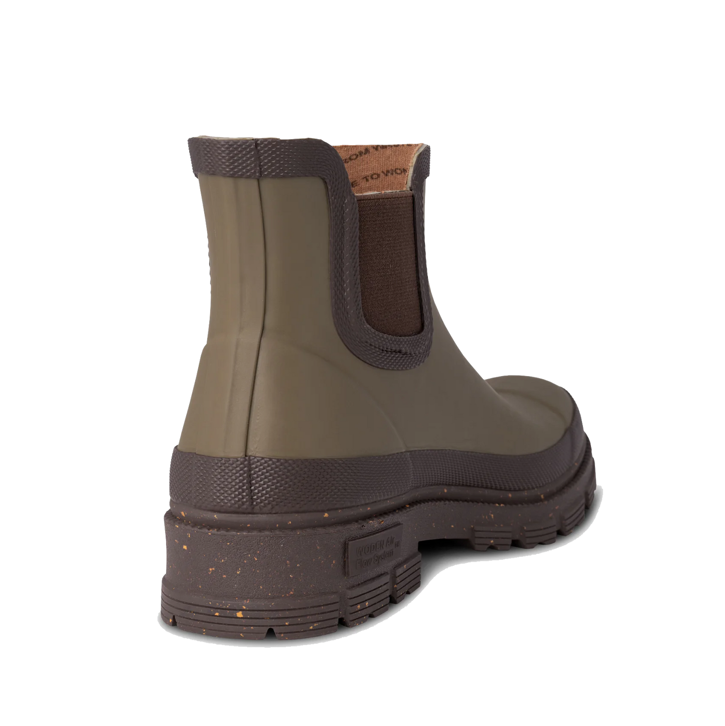 Woden Liv Waterproof Gummistøvle, Dark Olive