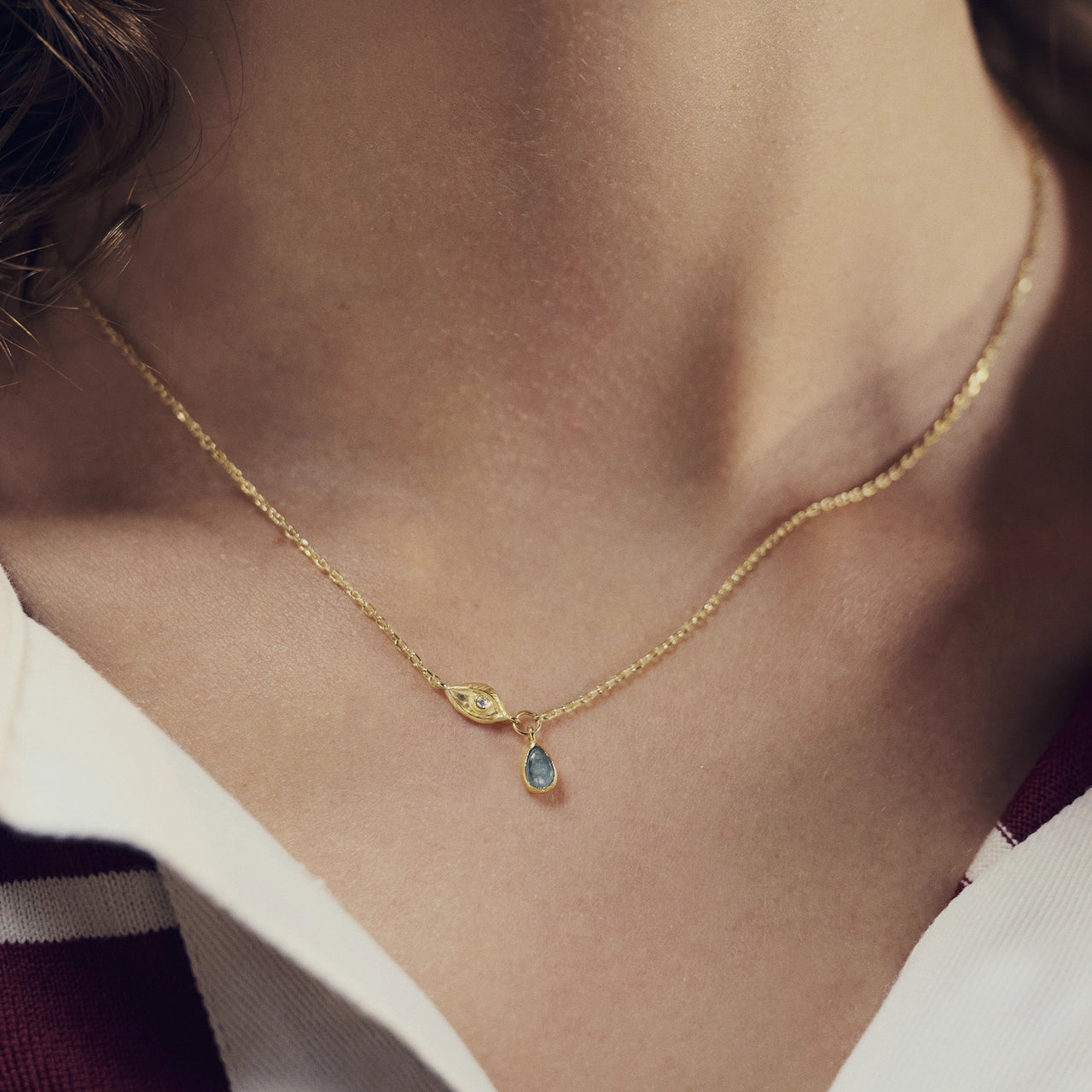 Maanesten 2804A Babett Necklace, Forgyldt