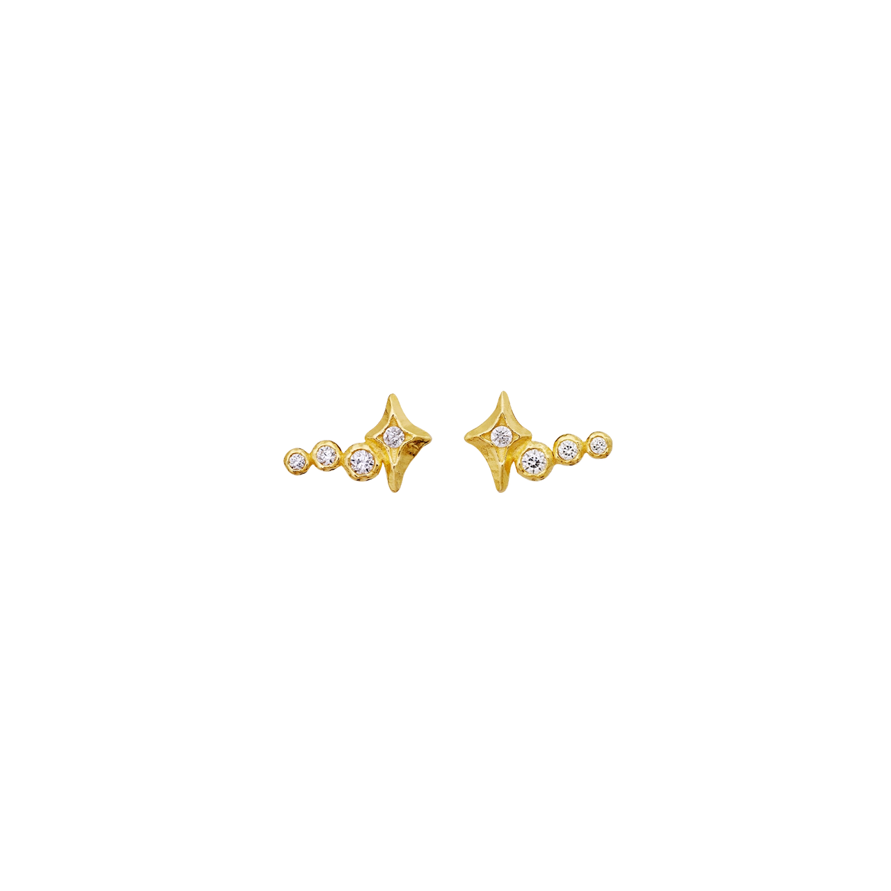 Maanesten 10044A Minna Earrings, Forgyldt