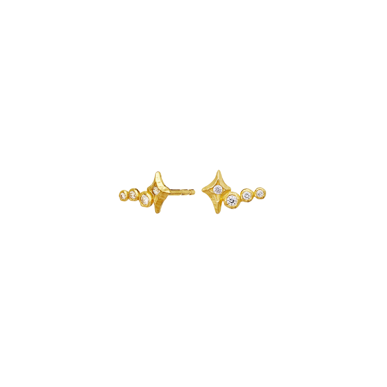 Maanesten 10044A Minna Earrings, Forgyldt