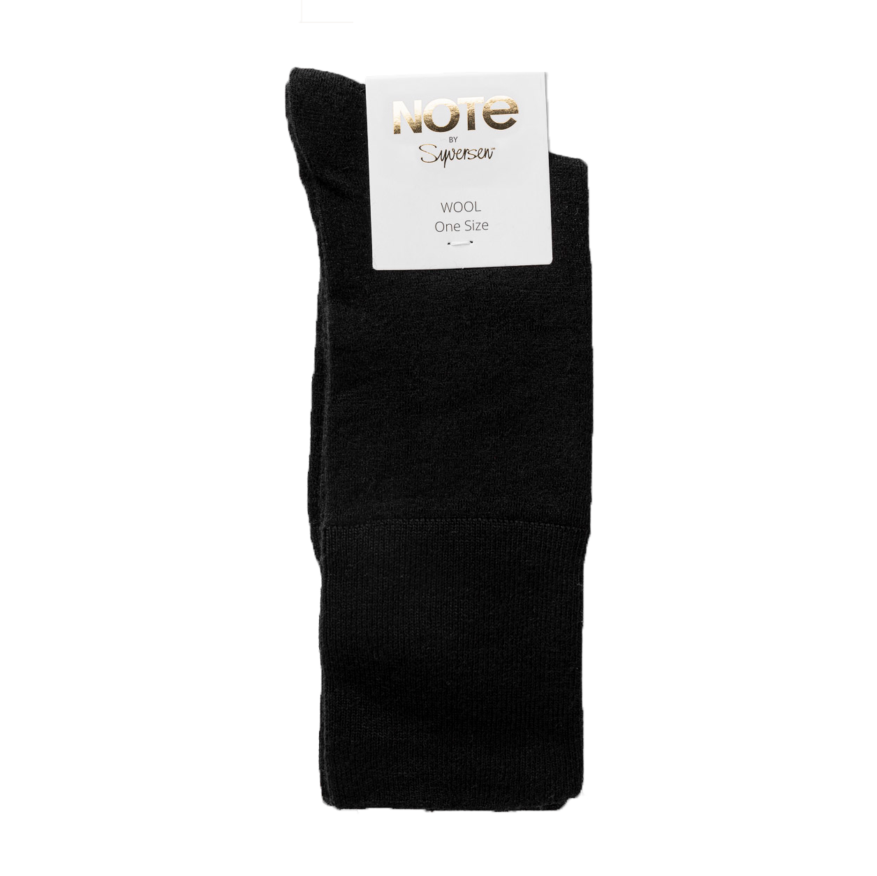 Note woman fine wool comfort top, Black