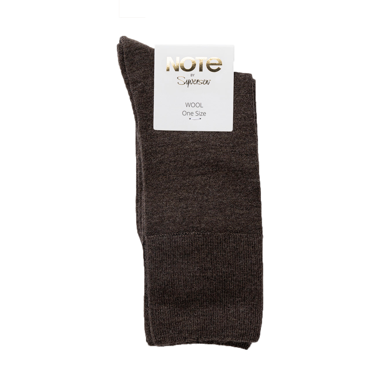Note woman fine wool comfort top, Brown