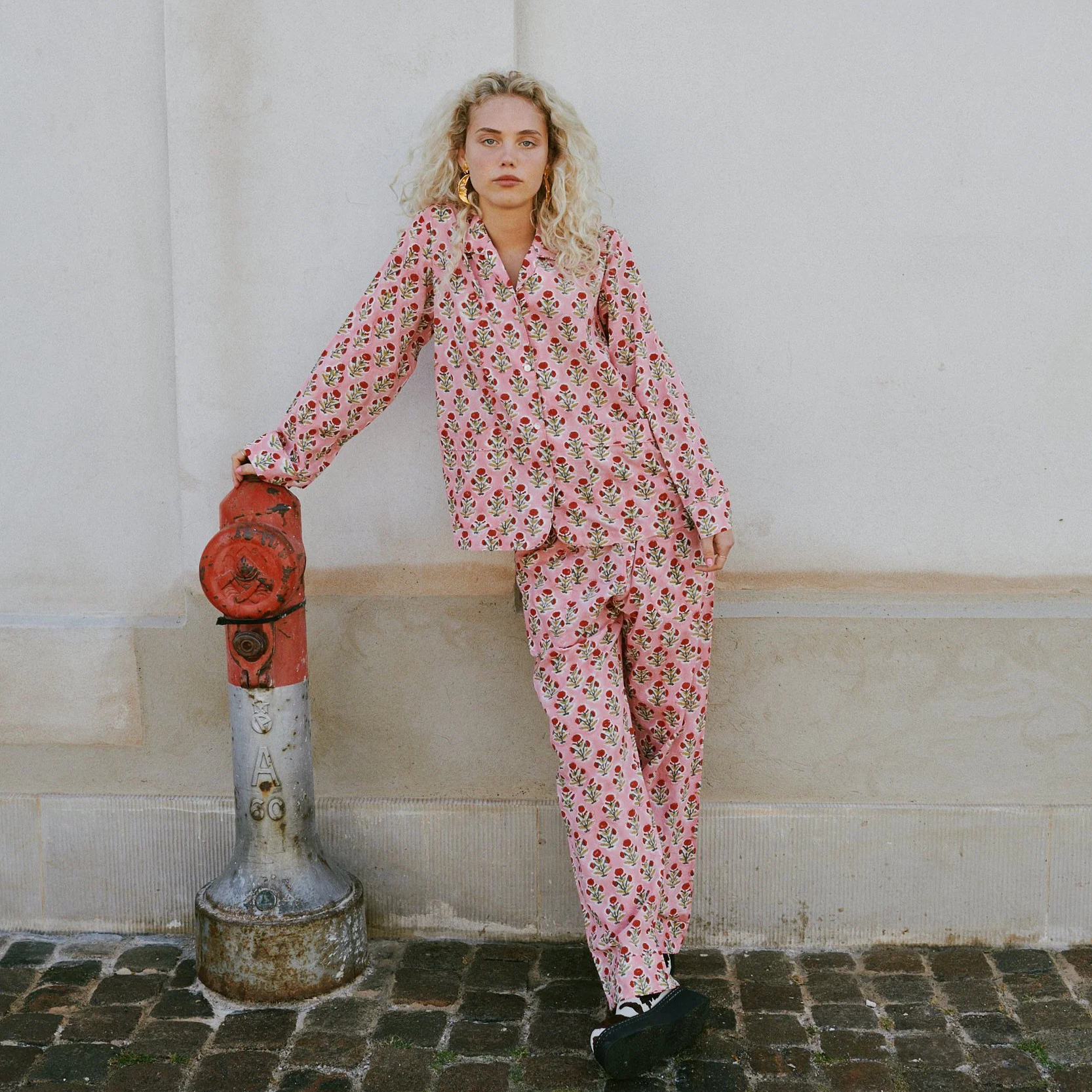 Sissel Edelbo Nuit Pyjamas Set, Cherry Flower