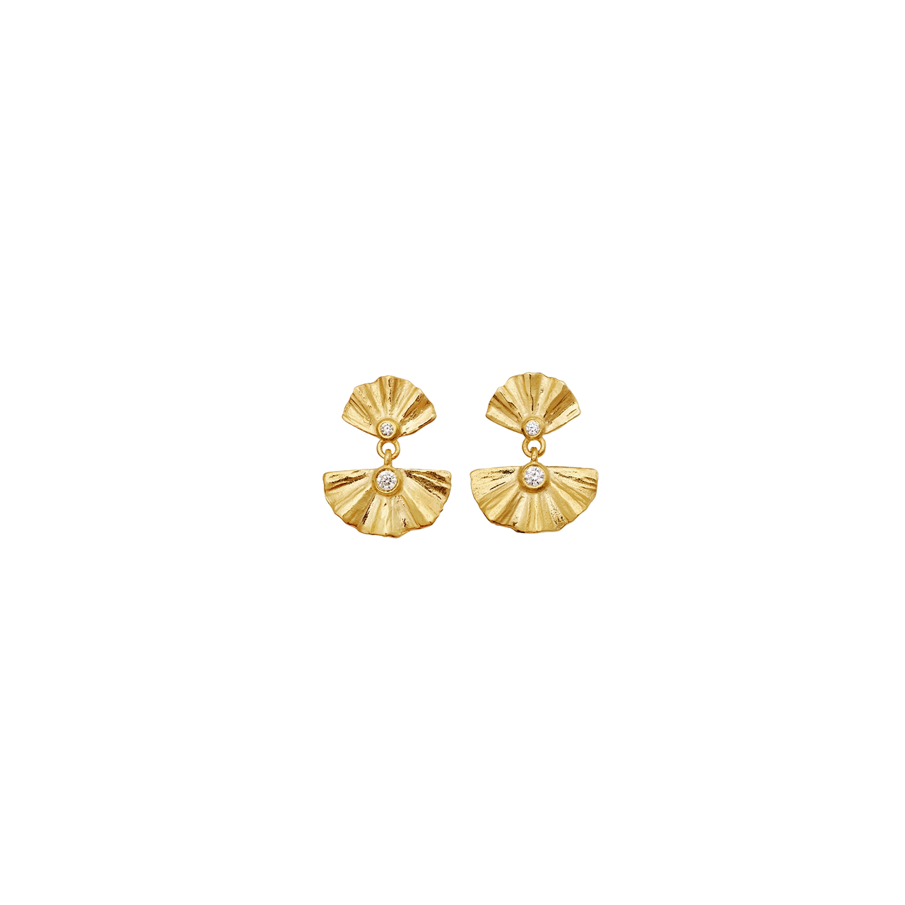 Maanesten 10039A Odile Earrings, Forgyldt