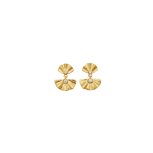 Maanesten 10039A Odile Earrings, Forgyldt