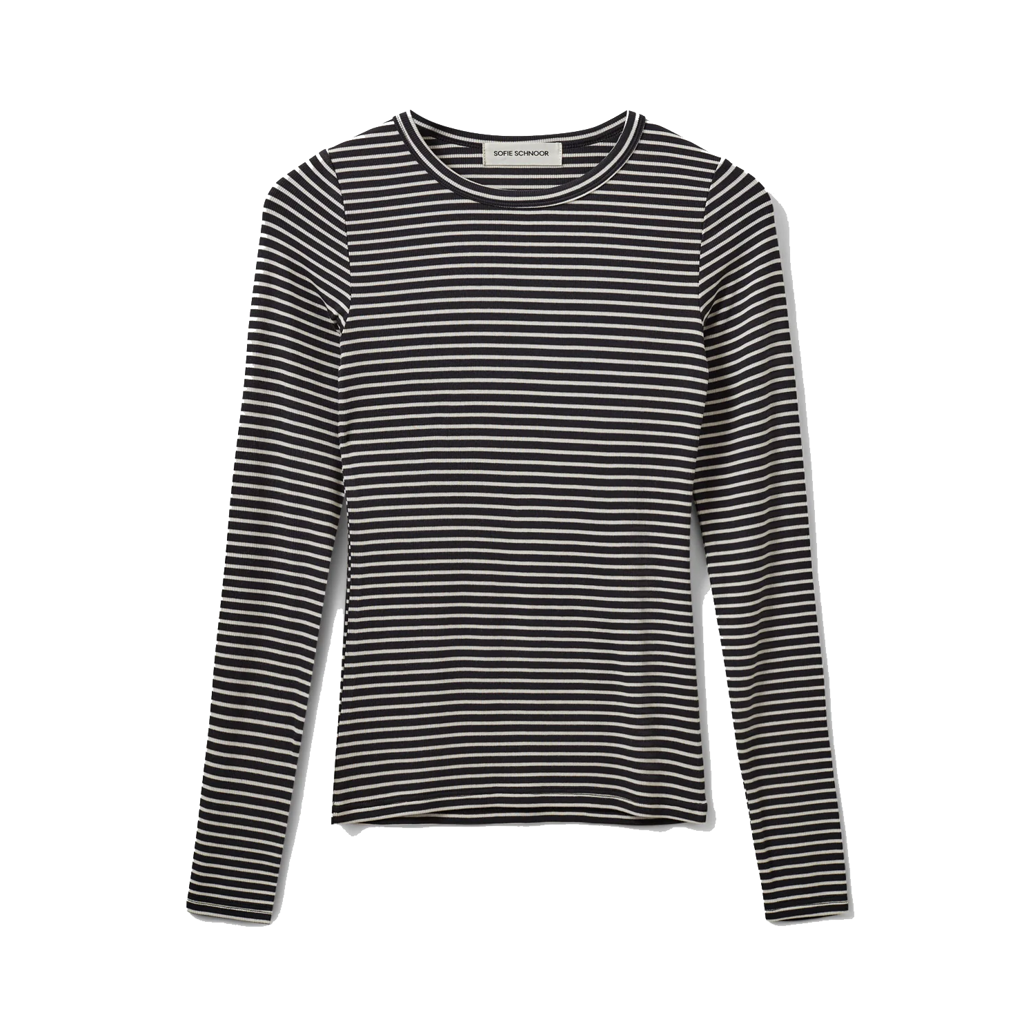 Sofie Schnoor Petricia Stripe T-Shirt long sleeve, Black striped