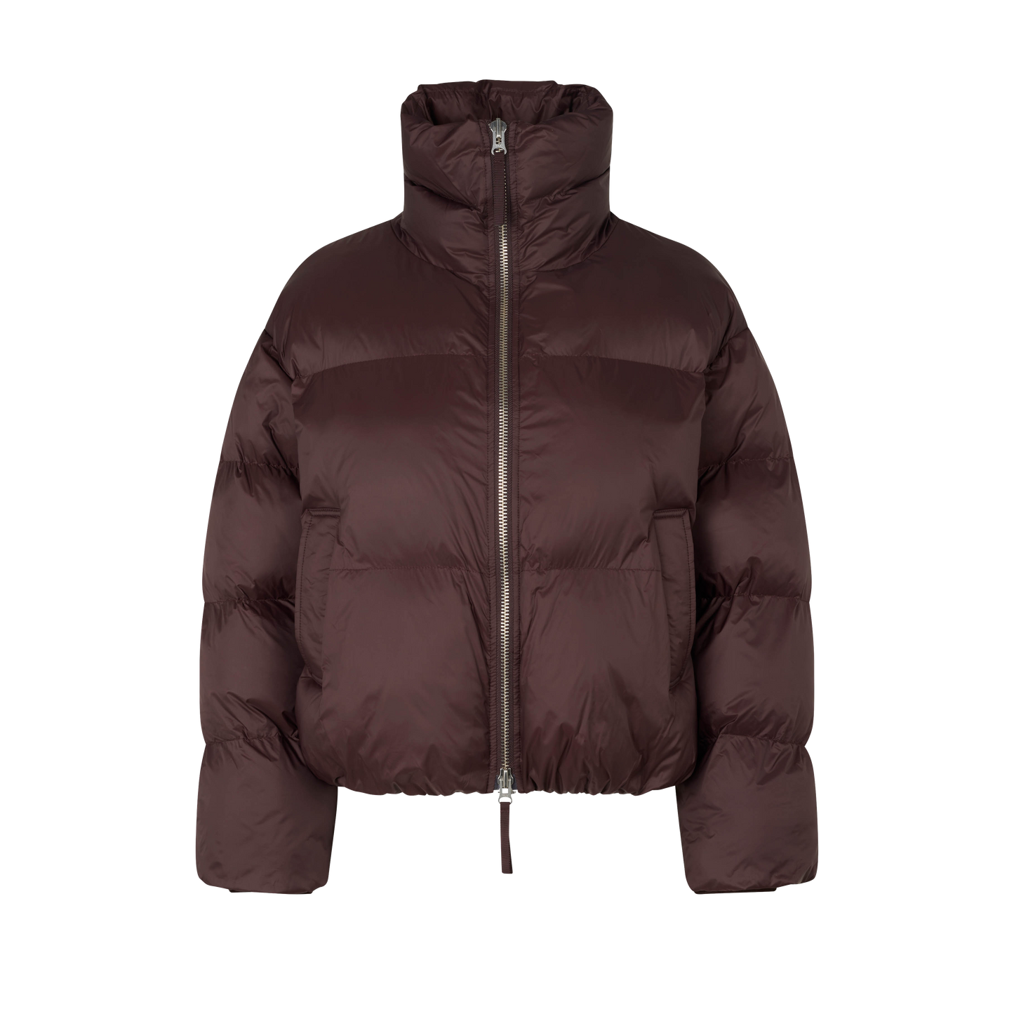Second Female Riya Puffer Jacket, Chocolate Plum