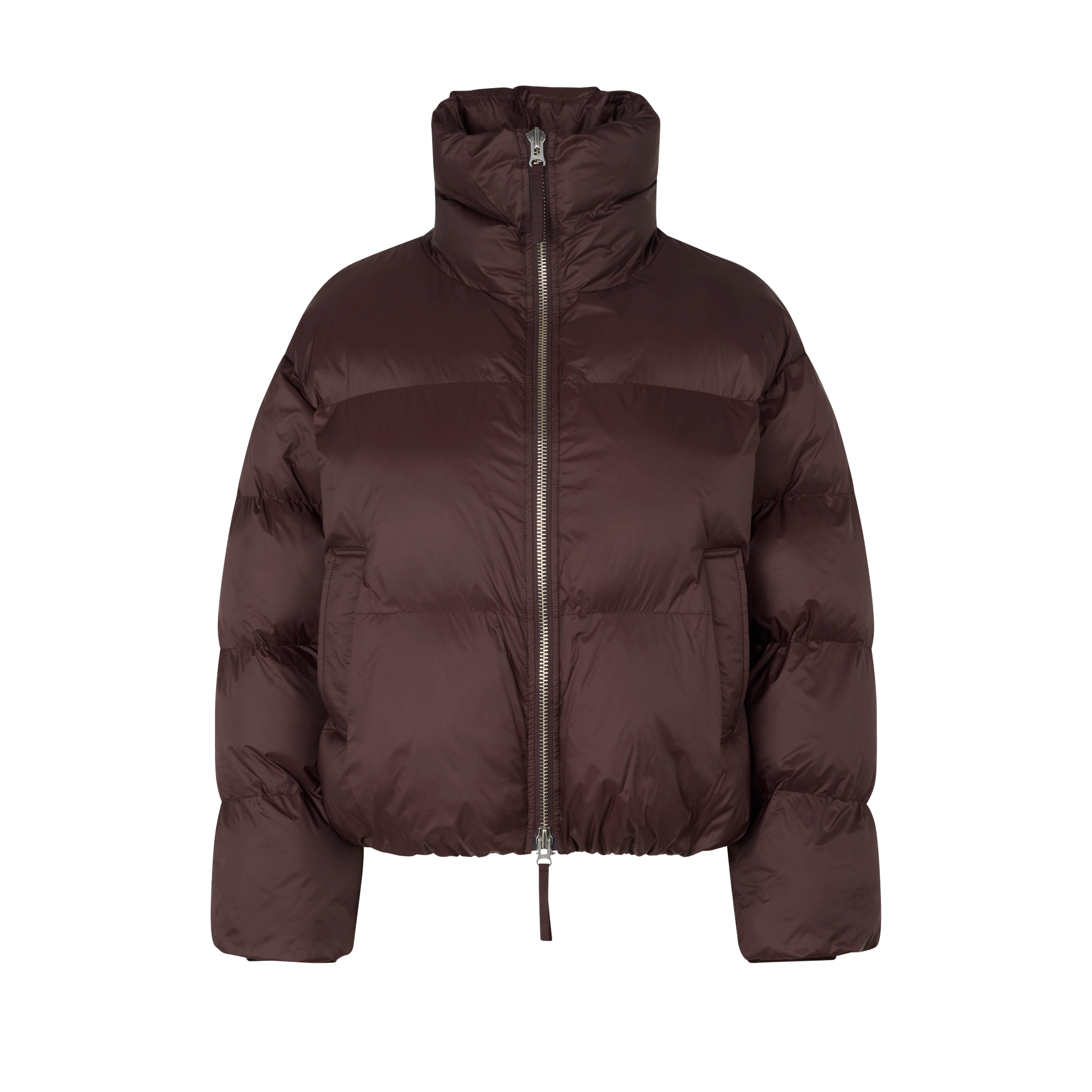Second Female Riya Puffer Jacket, Chocolate Plum