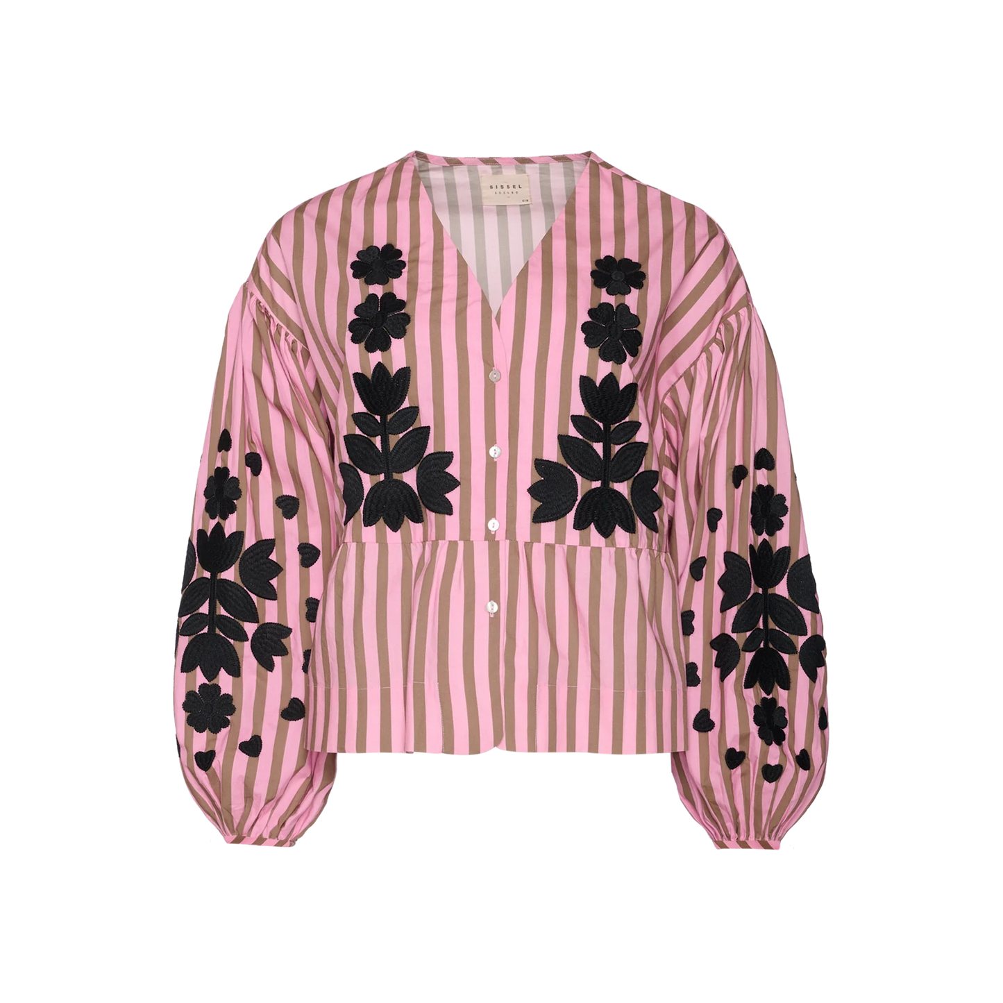Sissel Edelbo Rikke Top, Pink Stripes