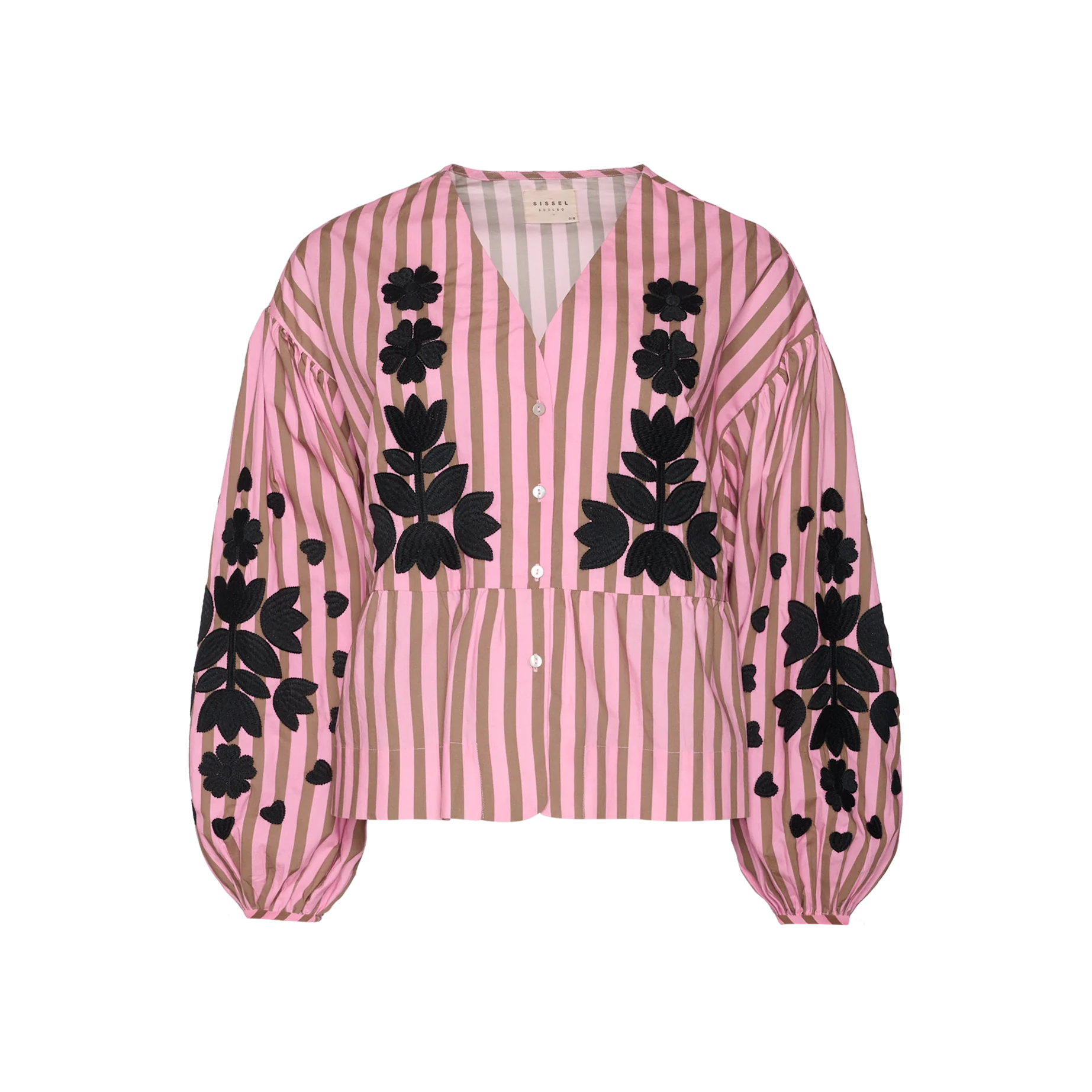 Sissel Edelbo Rikke Top, Pink Stripes