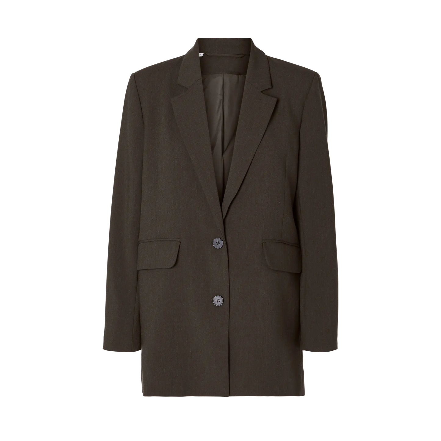 Selected Rita relaxed blazer, Delicioso Melange