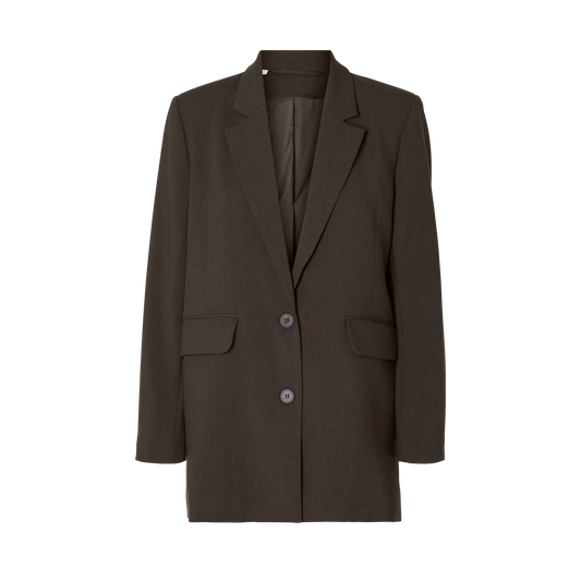 Selected Rita relaxed blazer, Delicioso Melange