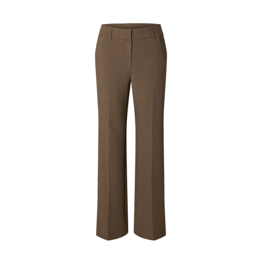 Selected Rita MW Wide Pant, Chocolate Chip/Melange