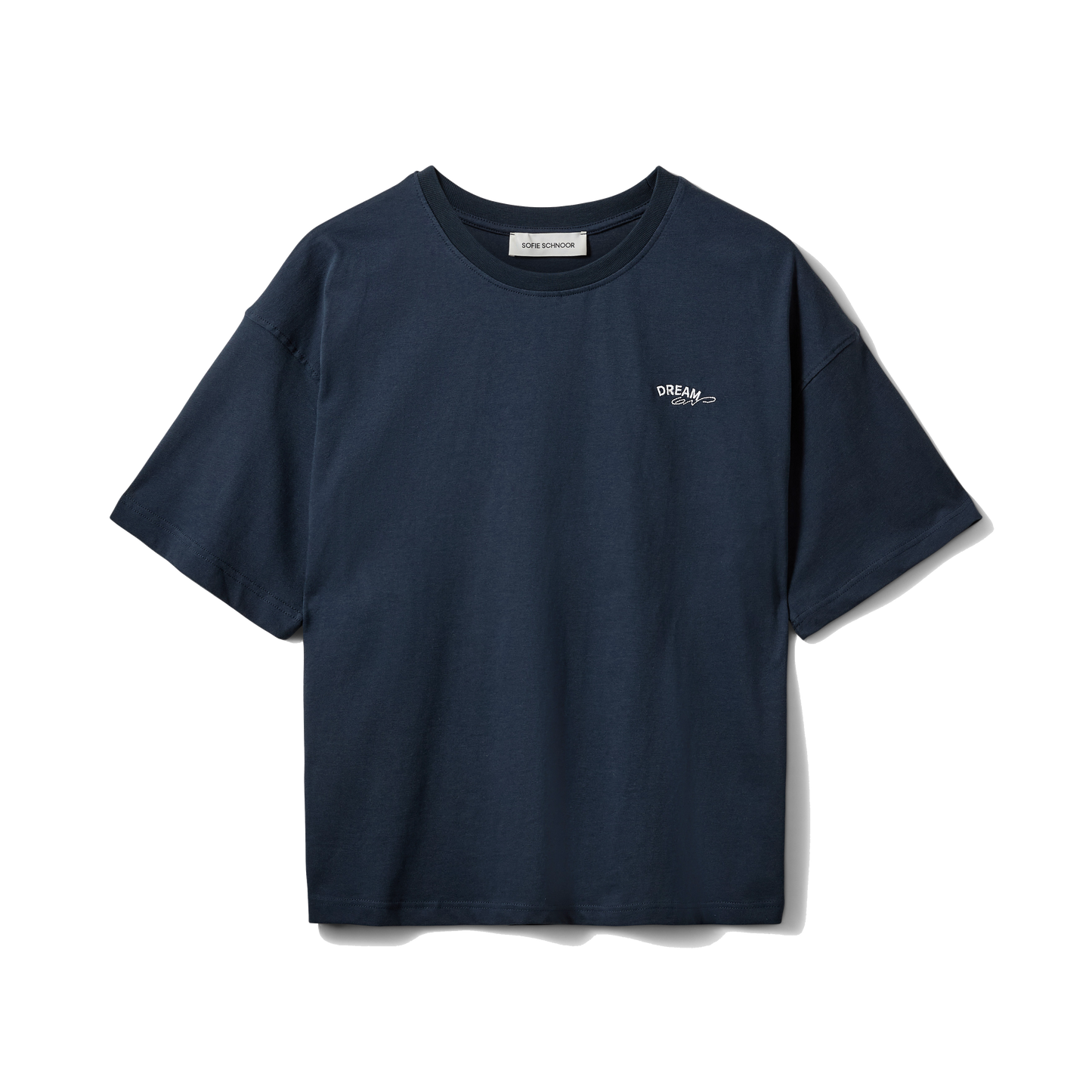 Sofie Schnoor Vera Boxy T-Shirt, Navy Blue