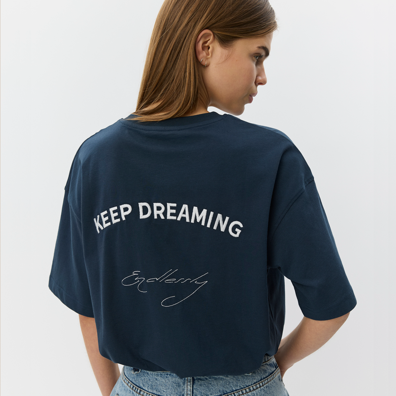 Sofie Schnoor Vera Boxy T-Shirt, Navy Blue