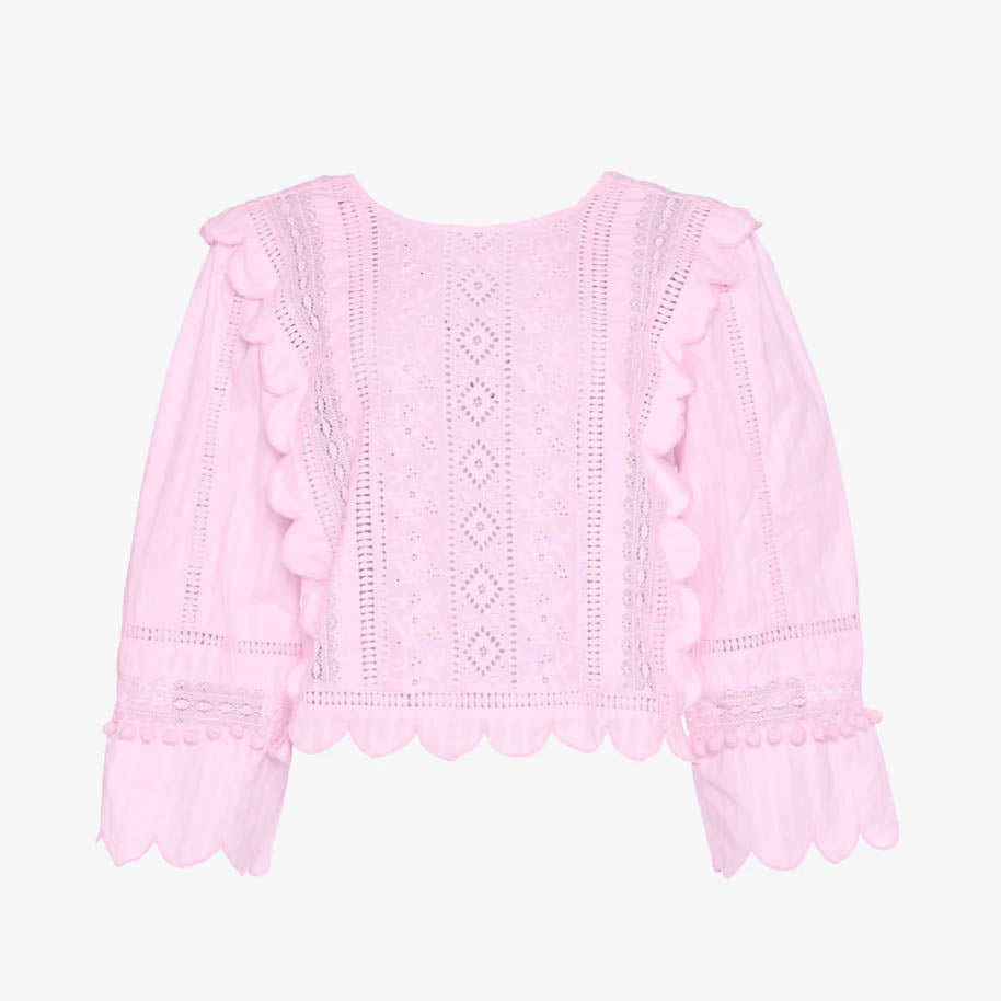 Sissel Edelbo Miramar Cotton Top, Pastel Pink