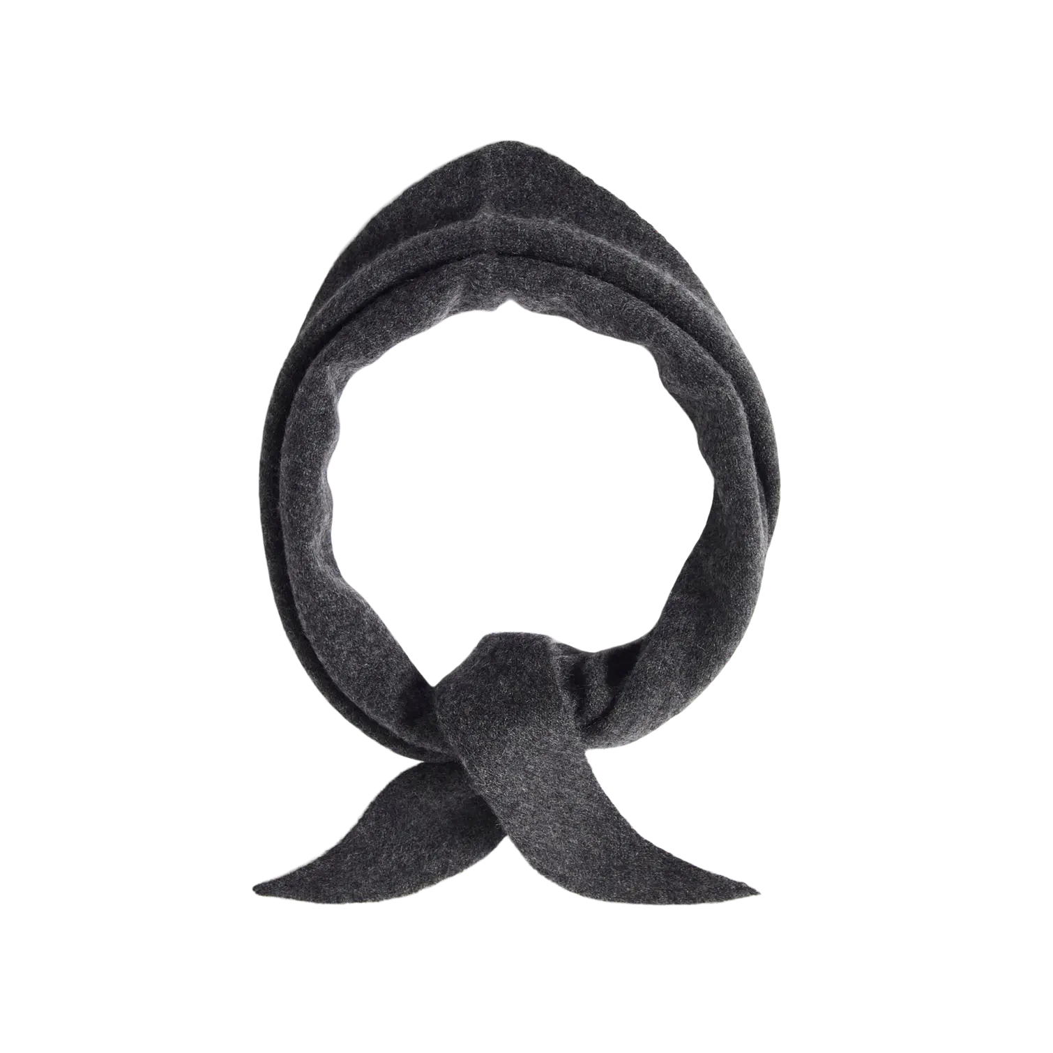 Selected Maria Narrow Cashmere Scarf, Dark grey Melan/Melange