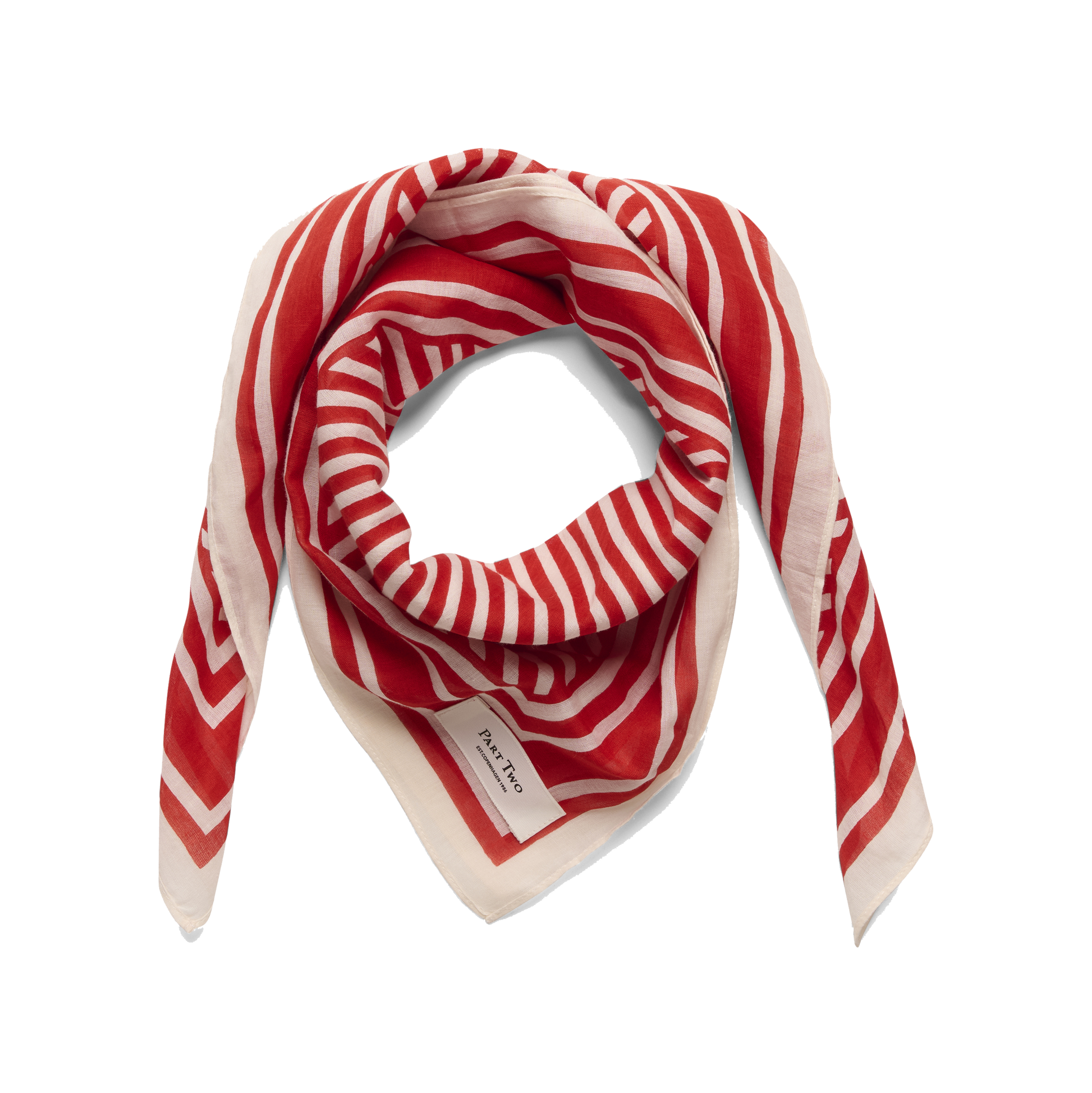 Part Two Phi Scarf, Red