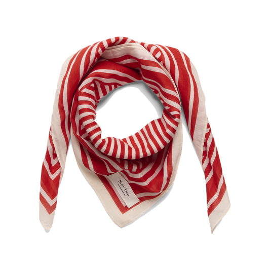 Part Two Phi Scarf, Red