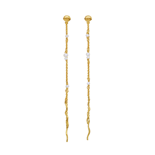 Maanesten 9882A Sirena Earrings, Gold