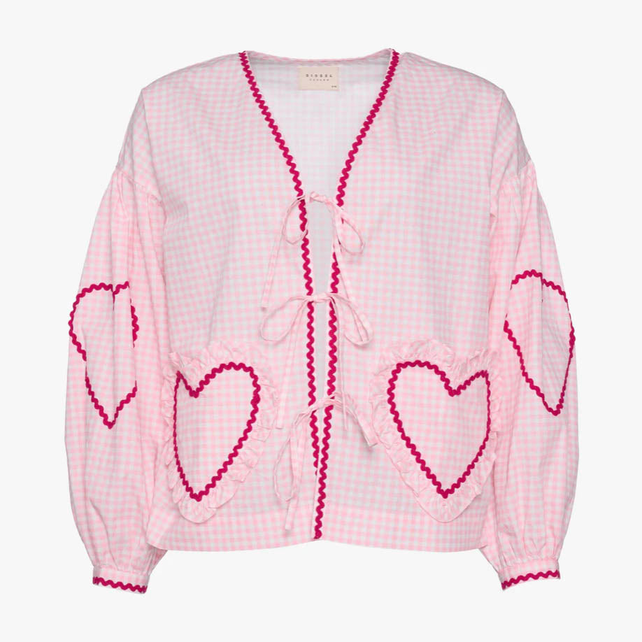 Astrid Organic Coton Top, Pink