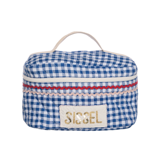 Sissel Edelbo Bucket Bag, Blue Checks