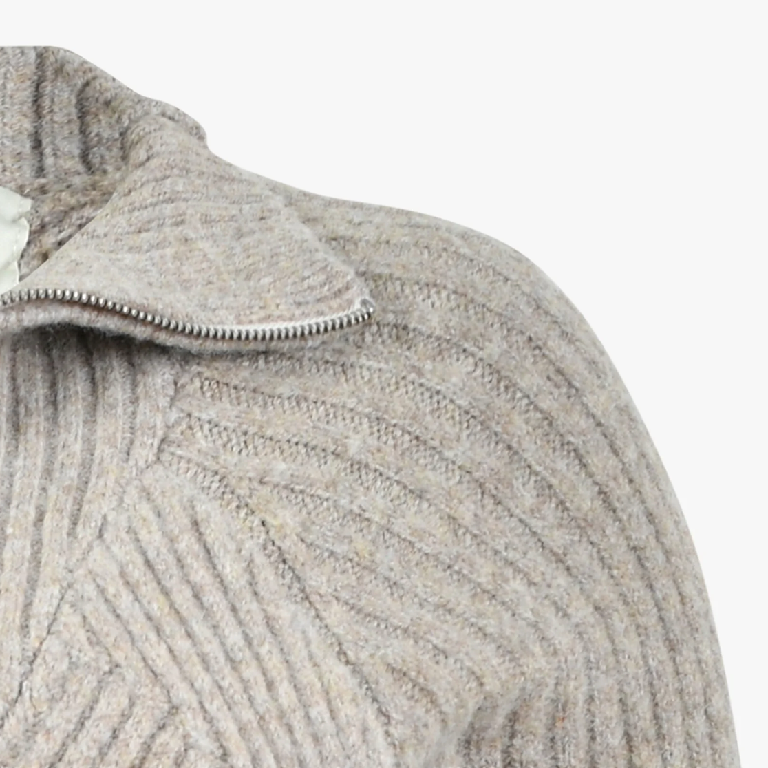 Sofie Schnoor Sweater med lynlås, Warm Grey