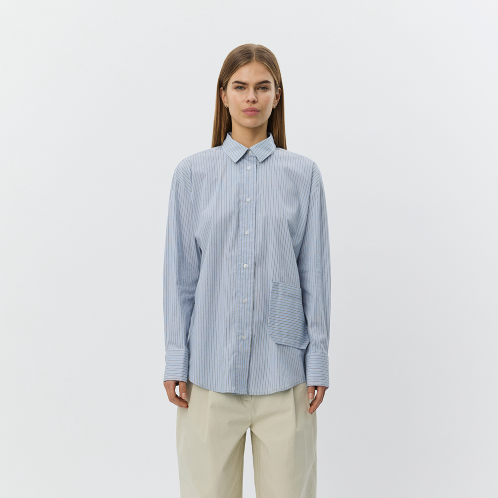 Sofie Schnoor Sylvie Shirt, Light Blue Striped