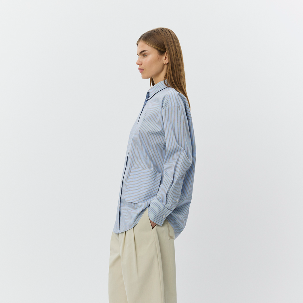 Sofie Schnoor Sylvie Shirt, Light Blue Striped