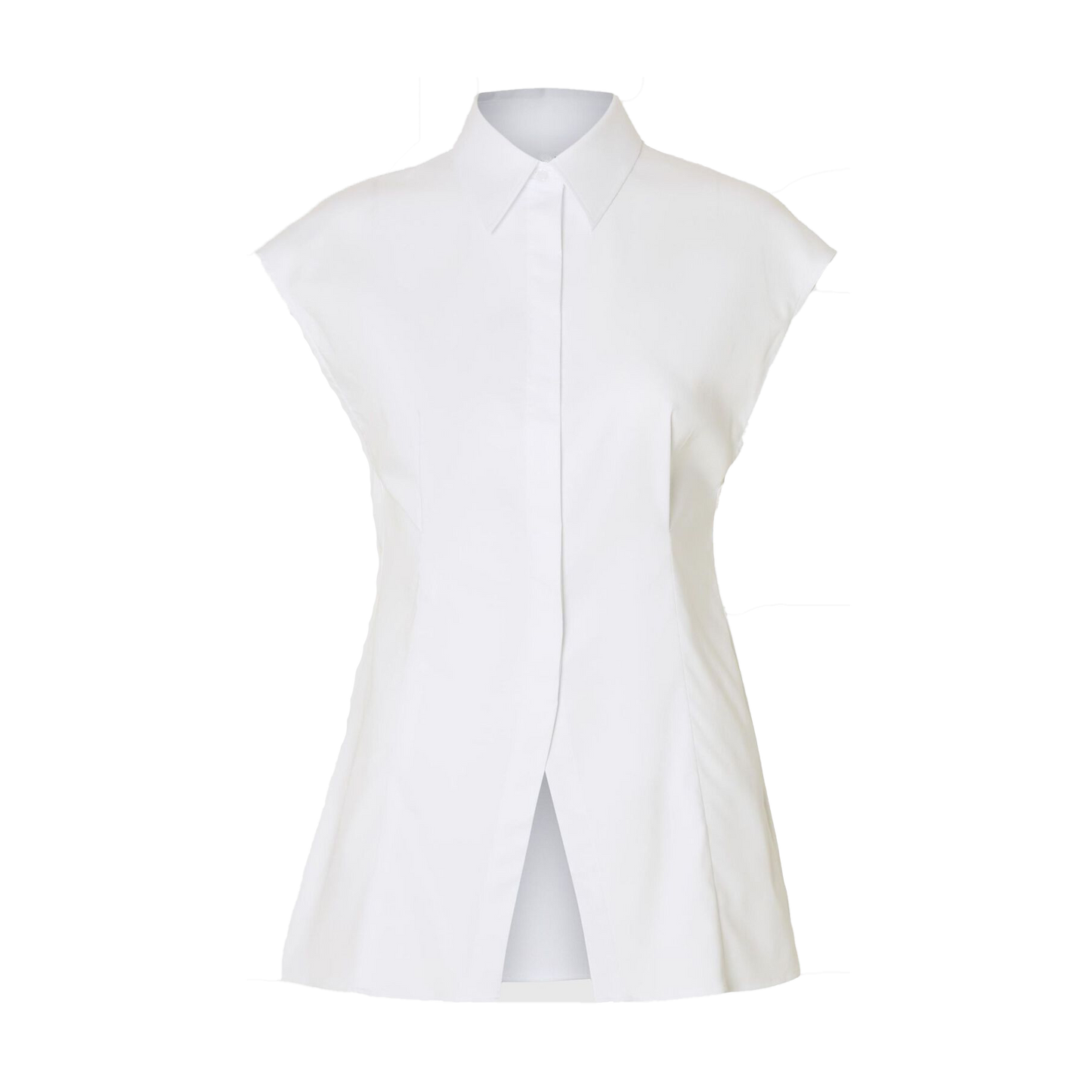 Selected Fina Slim Shirt, Bright White