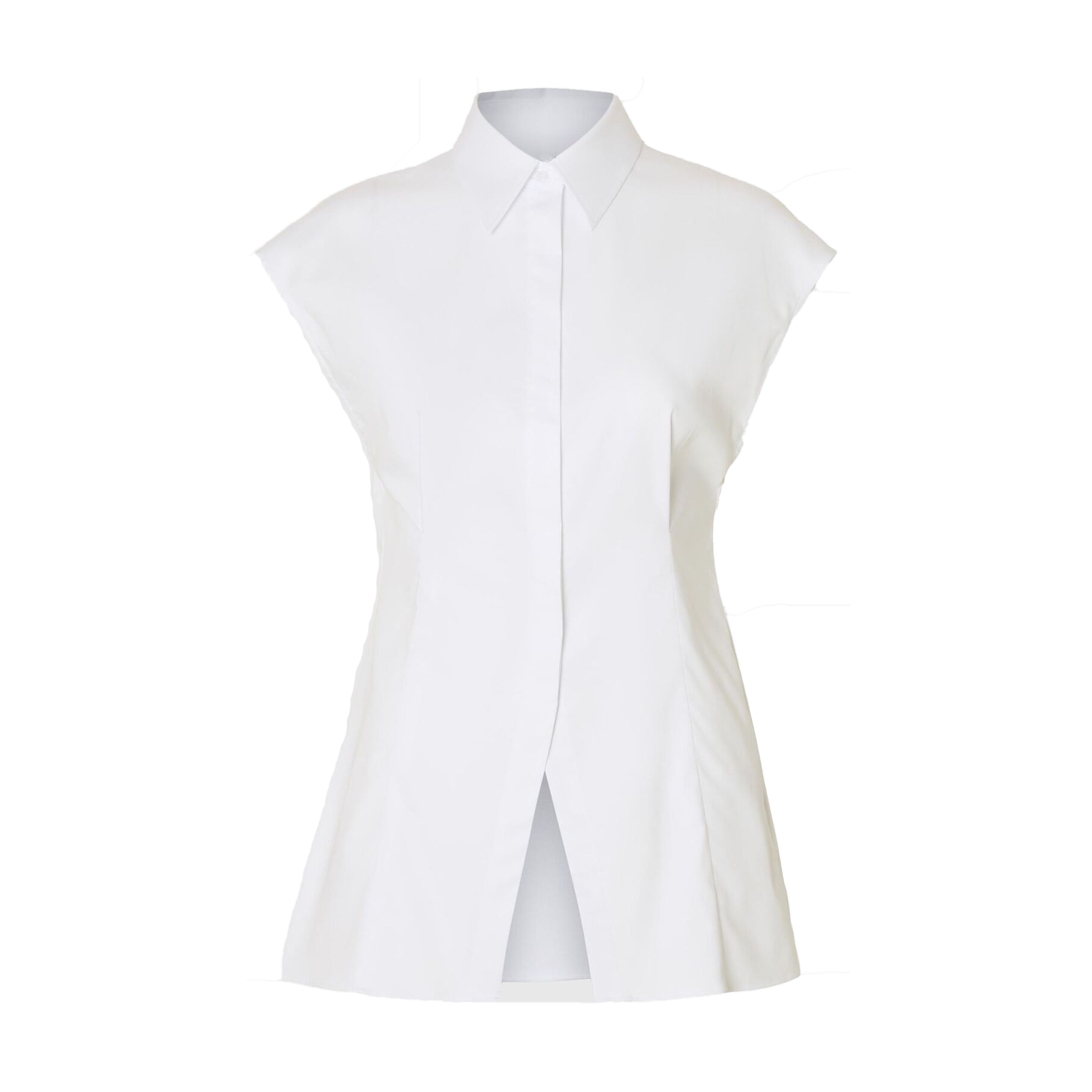 Selected Fina Slim Shirt, Bright White