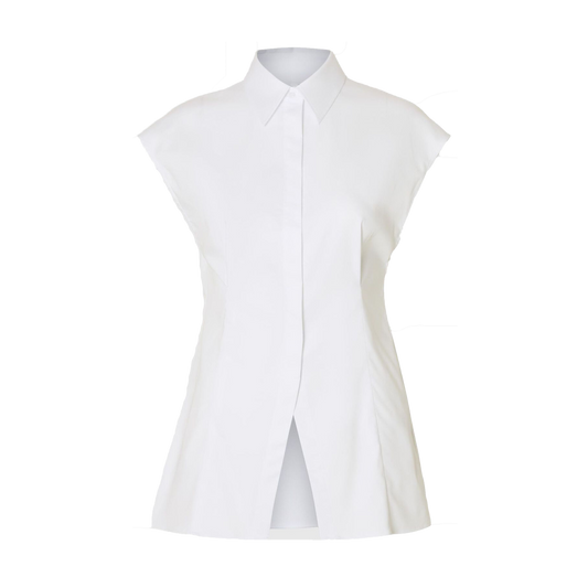 Selected Fina Slim Shirt, Bright White